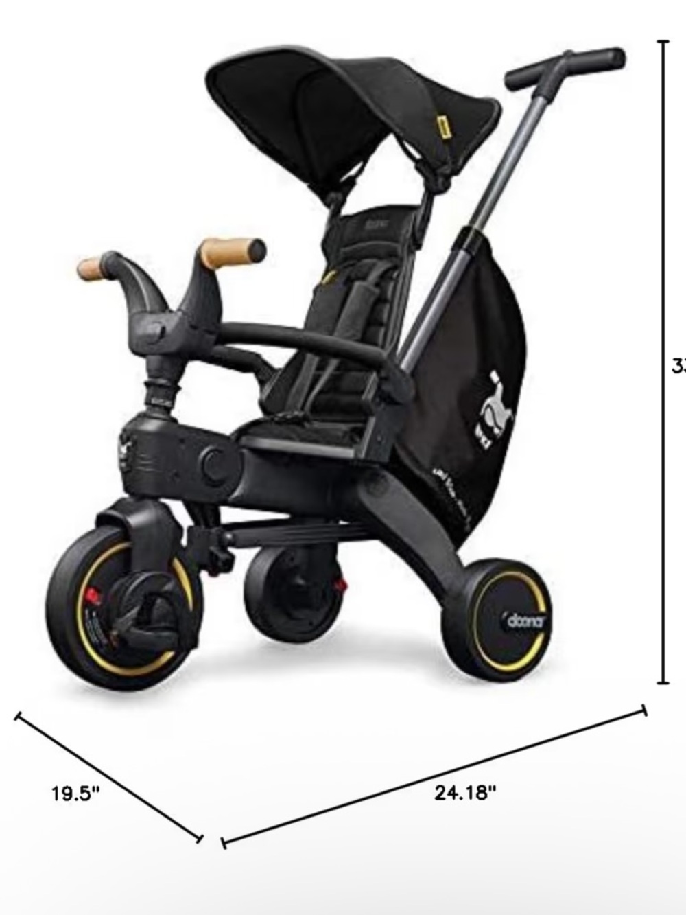 Doona liki compact foldable trike